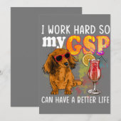 Funny German Shorthaired Pointer Gifts GSP Lover Kaart (Voorkant / Achterkant)