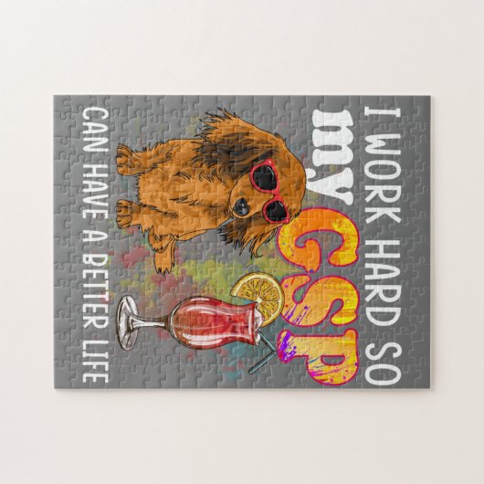 Funny German Shorthaired Pointer Gifts GSP Lover Legpuzzel (Horizontaal)