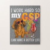 Funny German Shorthaired Pointer Gifts GSP Lover Legpuzzel (Verticaal)