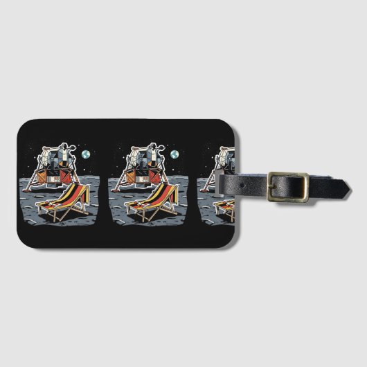 Funny German towel  Bagagelabel (Voorkant (horizontaal))