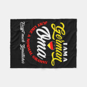 Funny Germany German Oma German Granny Deutsche Om Fleece Deken (Voorkant (Horizontaal))