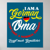 Funny Germany German Oma German Granny Deutsche Om Poster (Voorkant)