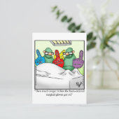 Funny Get Good Briefkaart (Staand voorkant)