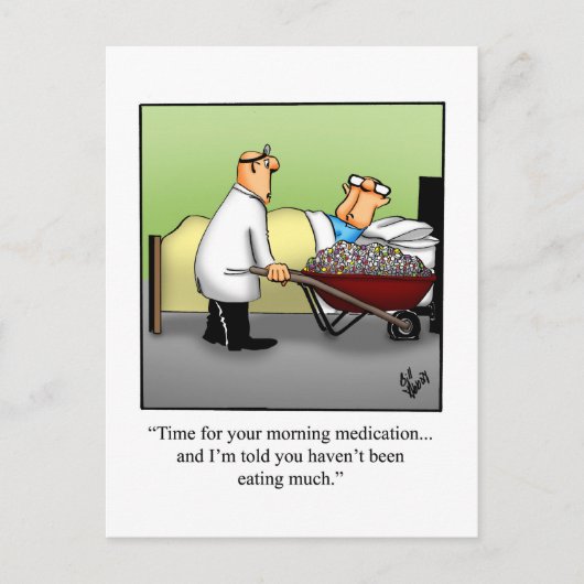 Funny Get Good Briefkaart (Voorkant)