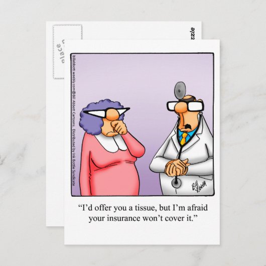 Funny Get Good Briefkaart (Voorkant / Achterkant)