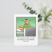 Funny Get Good Briefkaart (Staand voorkant)