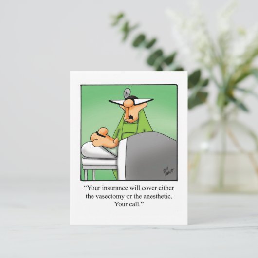 Funny Get Good Briefkaart (Staand voorkant)