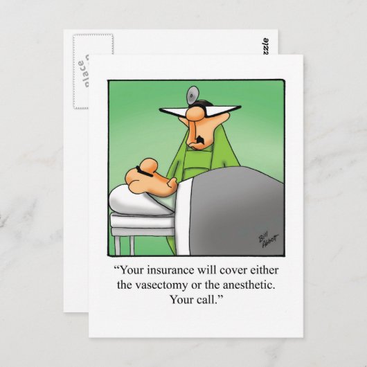 Funny Get Good Briefkaart (Voorkant / Achterkant)