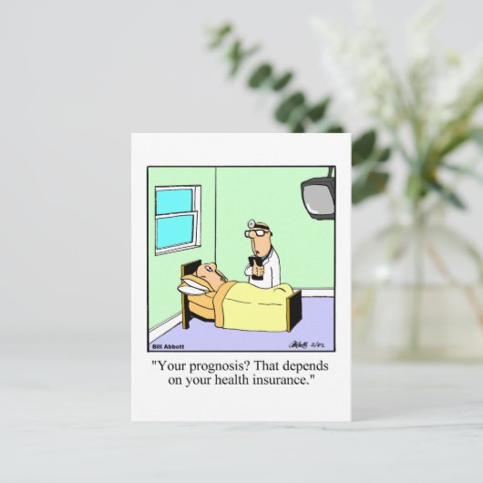 Funny Get Good Briefkaart (Staand voorkant)