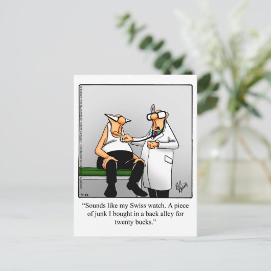 Funny Get Good Briefkaart (Staand voorkant)