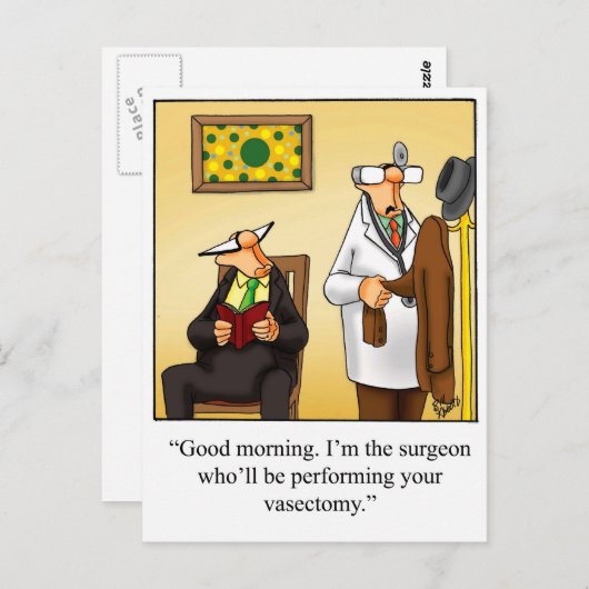 Funny Get Good Briefkaart (Voorkant / Achterkant)