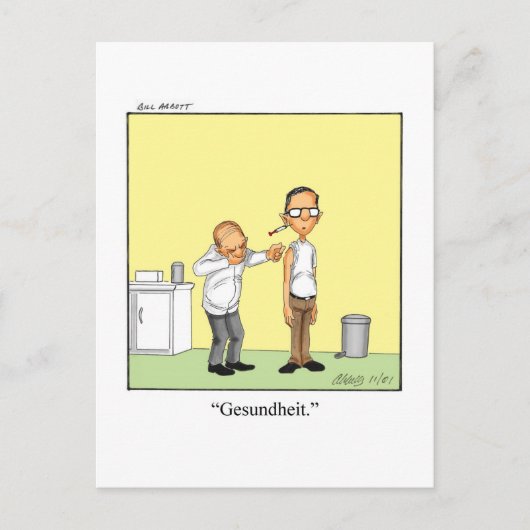 Funny Get Good Briefkaart (Voorkant)