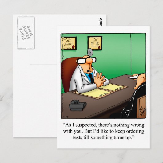 Funny Get Good Briefkaart (Voorkant / Achterkant)