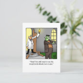 Funny Get Good Briefkaart (Staand voorkant)