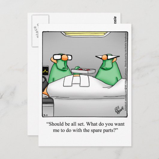 Funny Get Good Briefkaart (Voorkant / Achterkant)