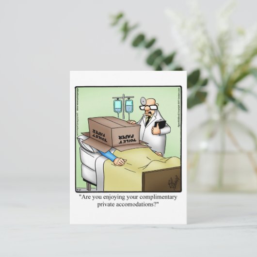 Funny Get Good Briefkaart (Staand voorkant)