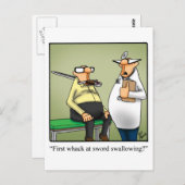 Funny Get Good Briefkaart (Voorkant / Achterkant)