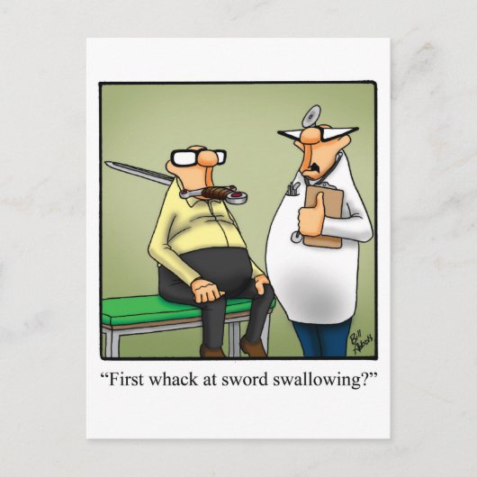 Funny Get Good Briefkaart (Voorkant)