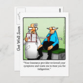 Funny Get Good Humor Briefkaart (Voorkant / Achterkant)