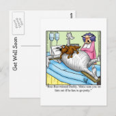 Funny Get Good Humor Briefkaart (Voorkant / Achterkant)