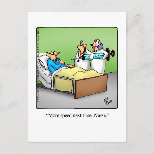 Funny Get Good Humor Briefkaart (Voorkant)