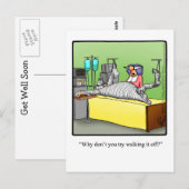 Funny Get Good Humor Briefkaart (Voorkant / Achterkant)