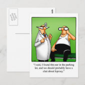 Funny Get Good Humor Briefkaart (Voorkant / Achterkant)