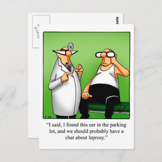 Funny Get Good Humor Briefkaart (Voorkant / Achterkant)