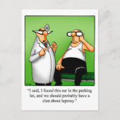 Funny Get Good Humor Briefkaart (Voorkant)