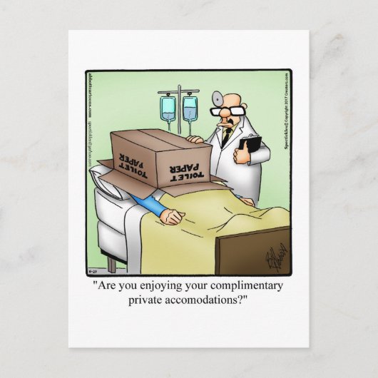 Funny Get Good Humor Briefkaart (Voorkant)