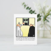 Funny Get Good Humor Briefkaart (Staand voorkant)