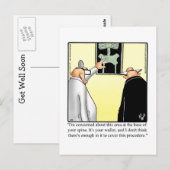 Funny Get Good Humor Briefkaart (Voorkant / Achterkant)