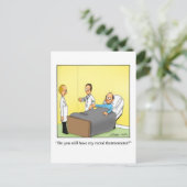 Funny Get Good Humor Briefkaart (Staand voorkant)