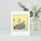 Funny Get Good Humor Briefkaart (Staand voorkant)