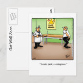 Funny Get Good Humor Briefkaart (Voorkant / Achterkant)