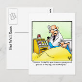 Funny Get Good Humor Briefkaart (Voorkant / Achterkant)