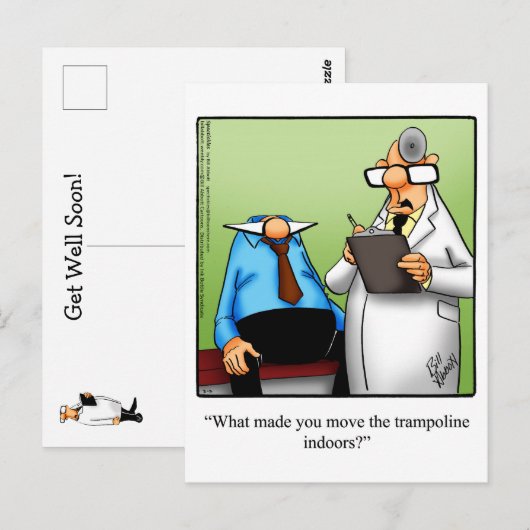 Funny Get Good Humor Briefkaart (Voorkant / Achterkant)