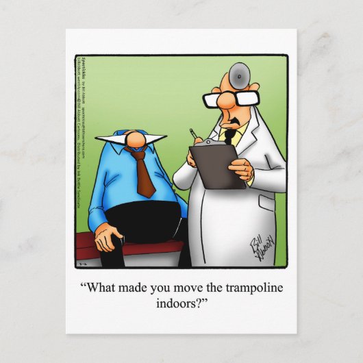 Funny Get Good Humor Briefkaart (Voorkant)