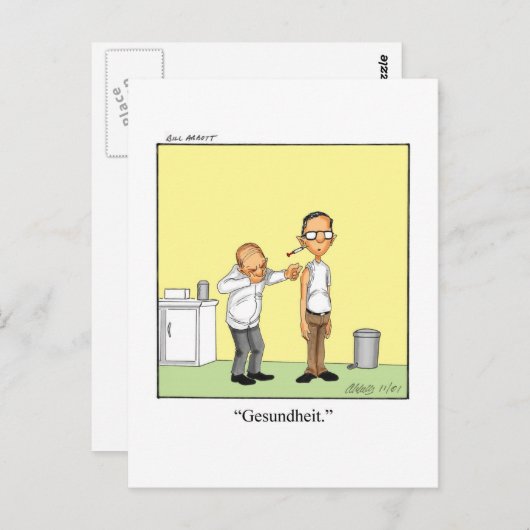 Funny Get Good Humor Briefkaart (Voorkant / Achterkant)