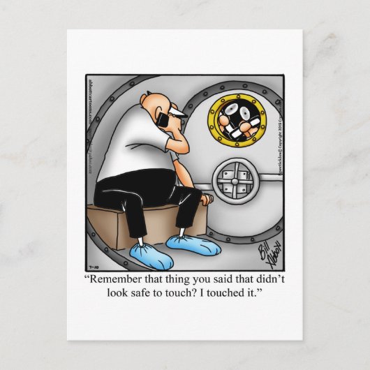 Funny Get Good Humor Briefkaart (Voorkant)