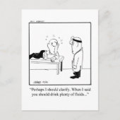 Funny Get Good Humor Briefkaart (Voorkant)