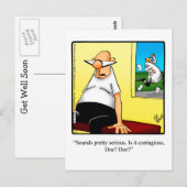 Funny Get Good Humor Briefkaart (Voorkant / Achterkant)