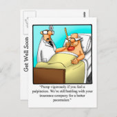 Funny Get Good Humor Briefkaart (Voorkant / Achterkant)