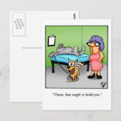 Funny Get Good Humor Briefkaart (Voorkant / Achterkant)