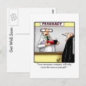 Funny Get Good Humor Briefkaart (Voorkant / Achterkant)