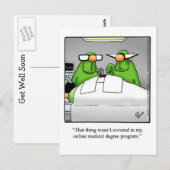 Funny Get Good Humor Briefkaart (Voorkant / Achterkant)