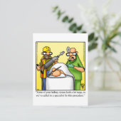 Funny Get Good Humor Briefkaart (Staand voorkant)