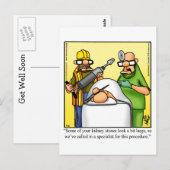 Funny Get Good Humor Briefkaart (Voorkant / Achterkant)