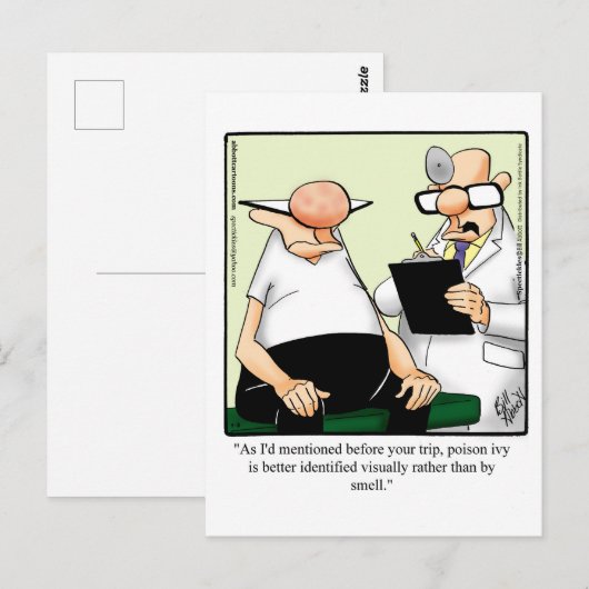 Funny Get Good Humor Briefkaart (Voorkant / Achterkant)