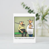 Funny Get Good Humor Briefkaart (Staand voorkant)